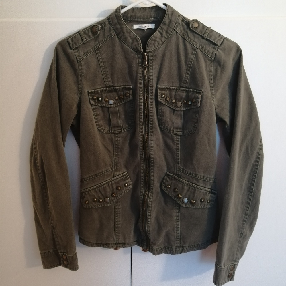 Maurice's green studded jacket